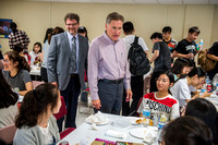 President Dunn visits the Center for International Education